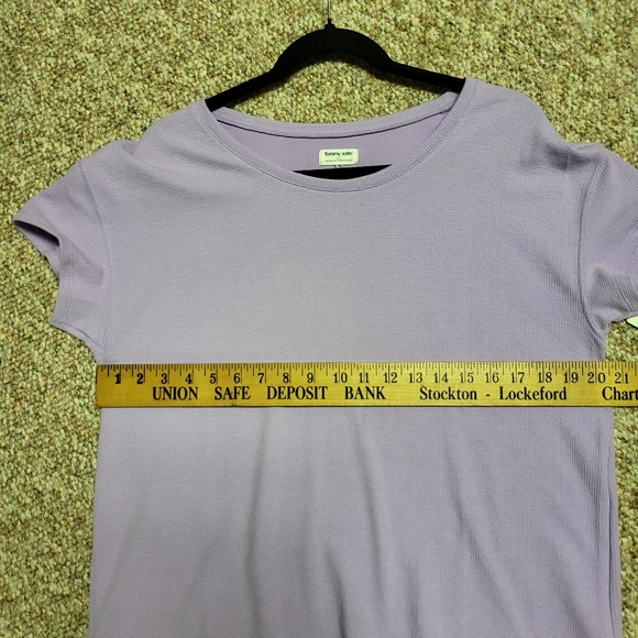 Tommy John Knitted Loungewear Top Lavender Size Medium New NWT $68.00 Retail - Picture 9 of 11